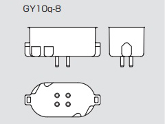 口金:GY10q-8