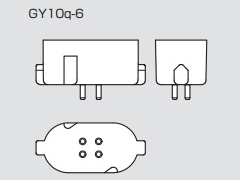 口金:GY10q-6