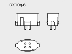 口金:GX10q-6