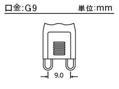 商品詳細 OSRAM ハロゲンランプ JD110V40W/F/G9/P2 （フロスト